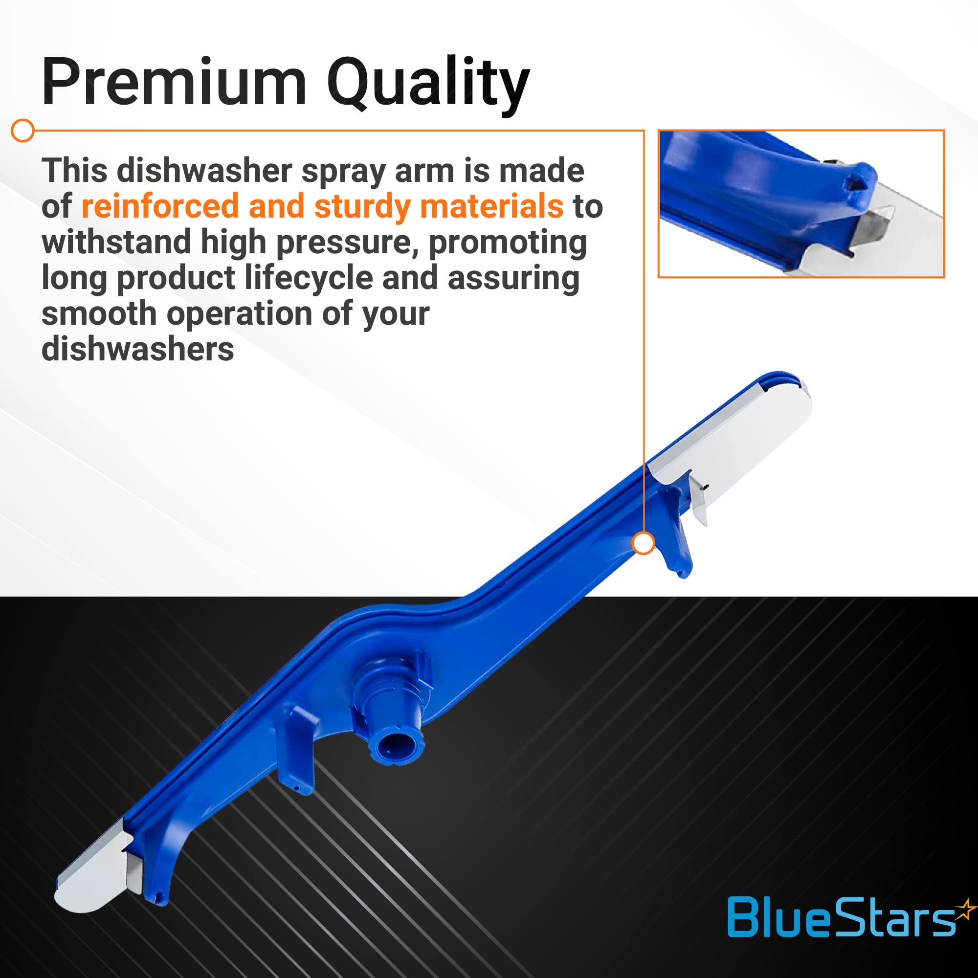 Amazon.com: BlueStars 5304517203 Dishwasher Lower Spray Arm with  