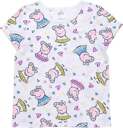 Miniatura 2 de Peppa Pig Paquete de 3 camisetas para niñas de niños pequeños a grandes