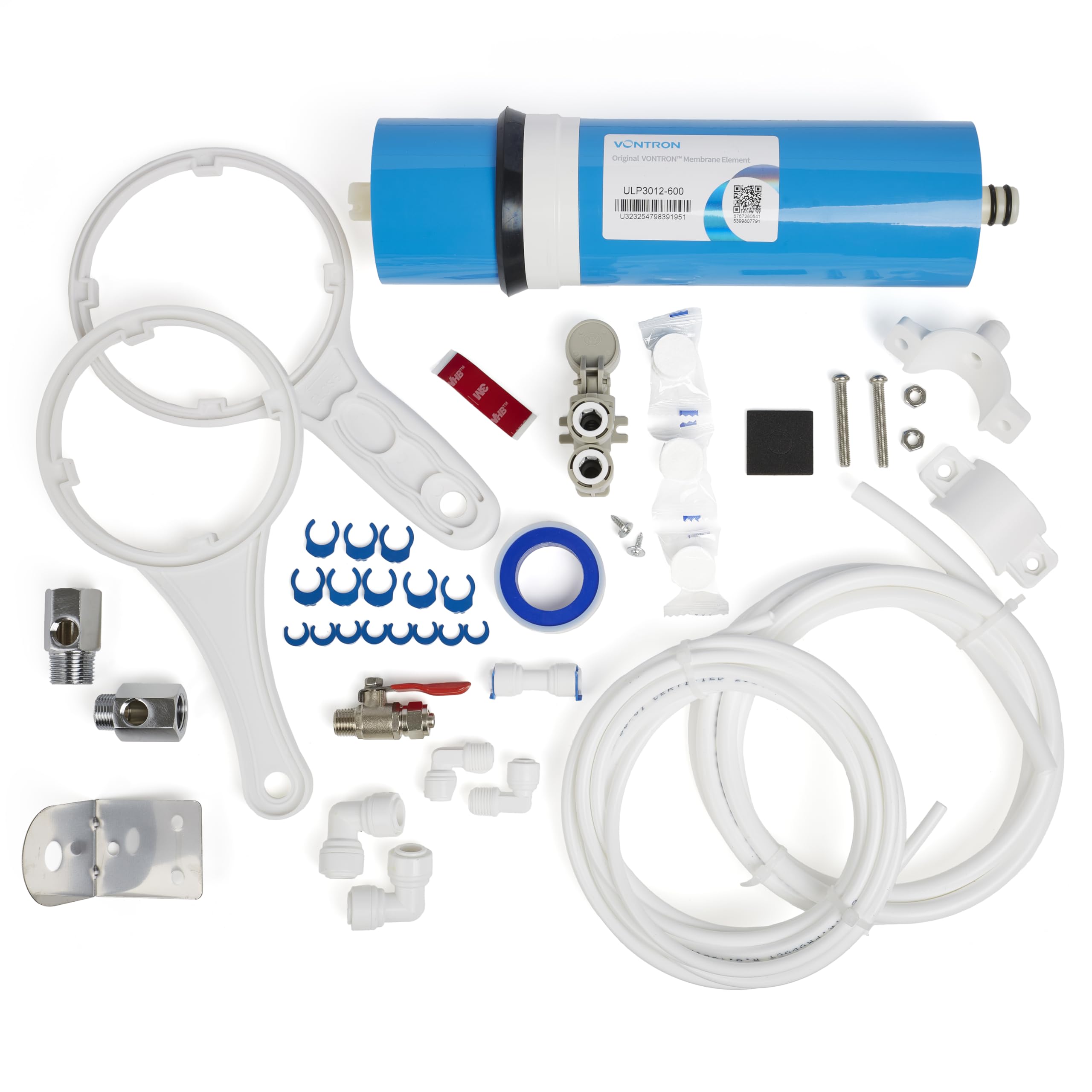 Purway Crystal Group Booster 5 Livelli 600 GPD Direct Flow Impianto Osmosi Inversa + Set Filtri Ricambio