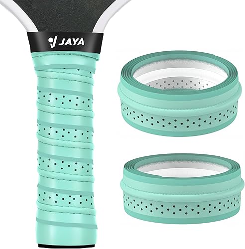 JAYA 2 Pack Extra-Length Pickleball Paddle Grip Tape, Pickleball Overgrip Wrap, Replacement Grip Wrap for Pickleball Rackets - Easy Installation and