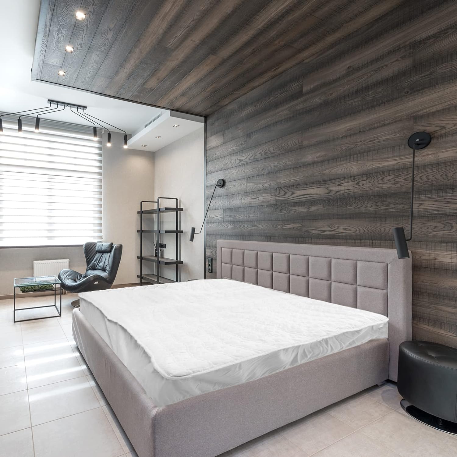 Elastic Fitted Sheet Queen Size Cotton Mattress Pad Waterproof Hotel Bed Sheet