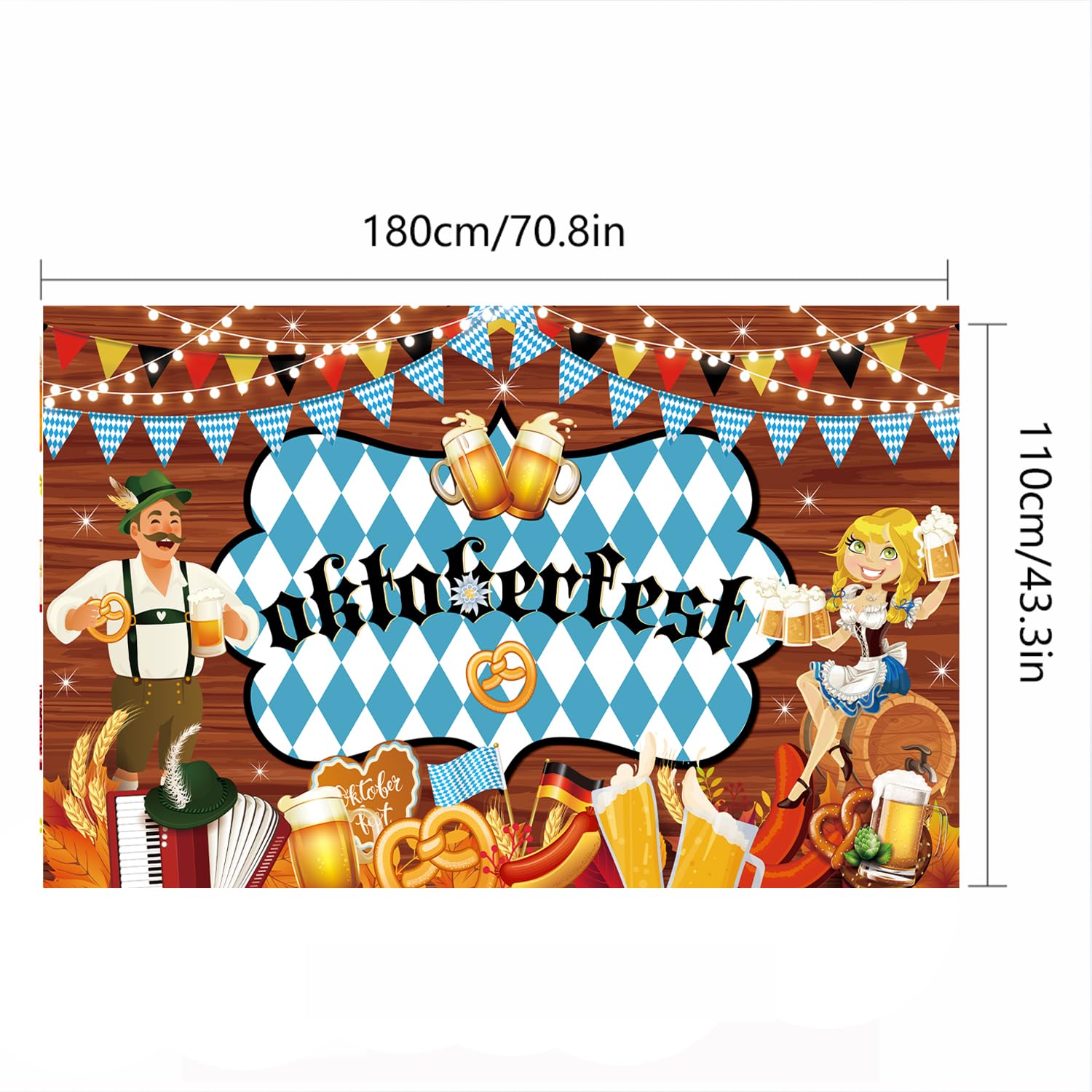 Premium Vector | Oktoberfest Traditional Beer Festival In Germany Happy Celebration Bavarian Party German Event 330552153 - Foto 6