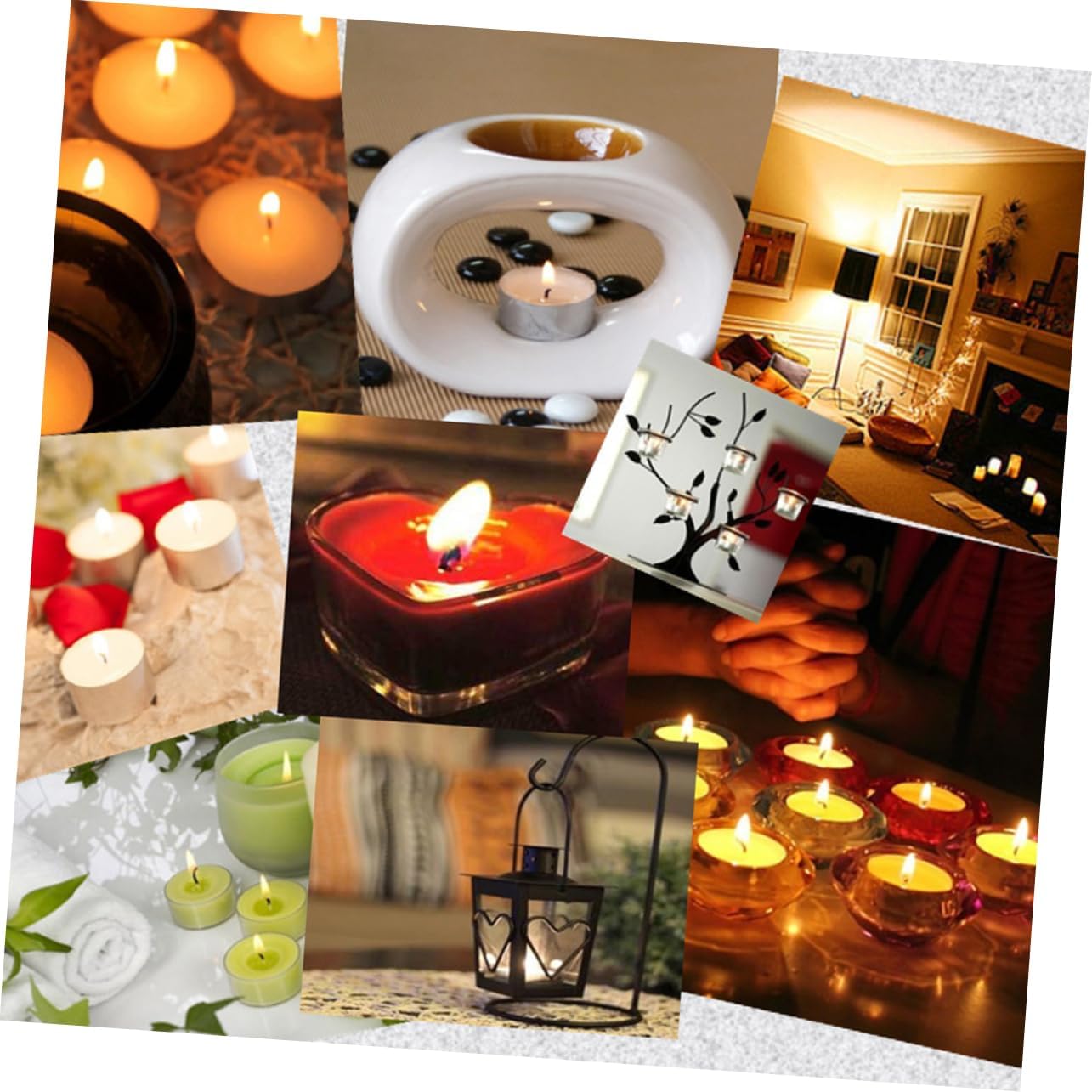 10pcs Small Tea Light Scented Party Tea Lights Xmas