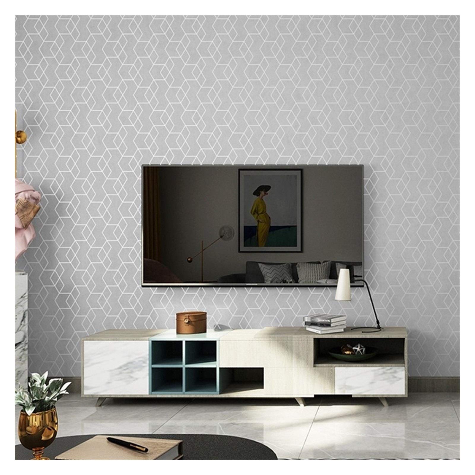 Carta da parati grigio scuro di lusso geometrica rotolo nero grigio carta da parati carta da parati design moderno camera da letto soggiorno sfondo decorazione murale casa carta da parati autoadesiva