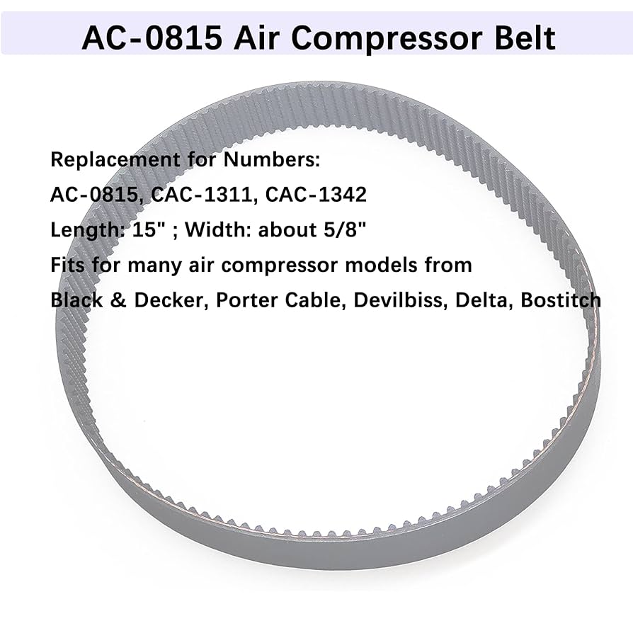 Amazon.com: AC-0815 Air Compressor Belt for Craftsman