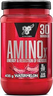 BSN Nutrition Amino X Supplement with Vitamin D, Vitamin B6 and Amino Acids, Watermelon Flavour, 30 Servings, 435 g
