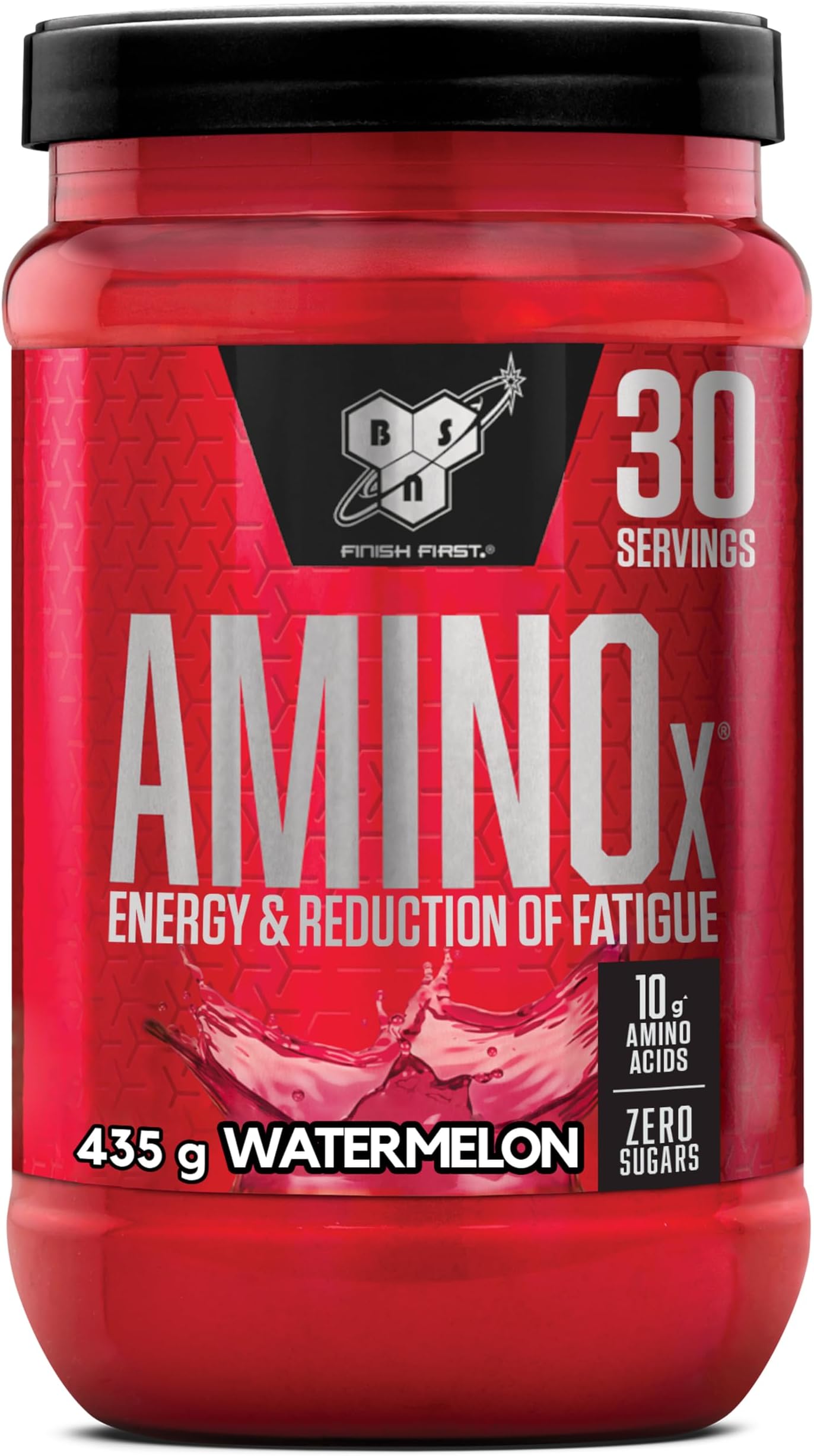 Nutrition Amino X Supplement with Vitamin D, Vitamin B6 and Amino Acids, Watermelon Flavour, 30 Servings, 435 g
