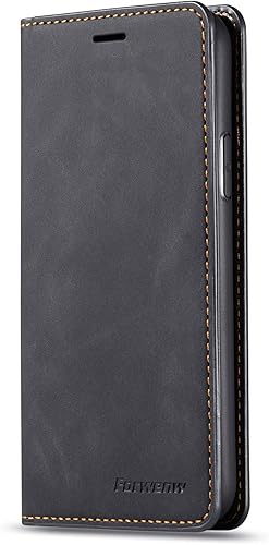 Miniatura 2 de QLTYPRI Funda para iPhone 11 Pro, funda de piel sintética de alta calidad, parachoques de TPU con soporte para tarjetas, atril, absorción magnética