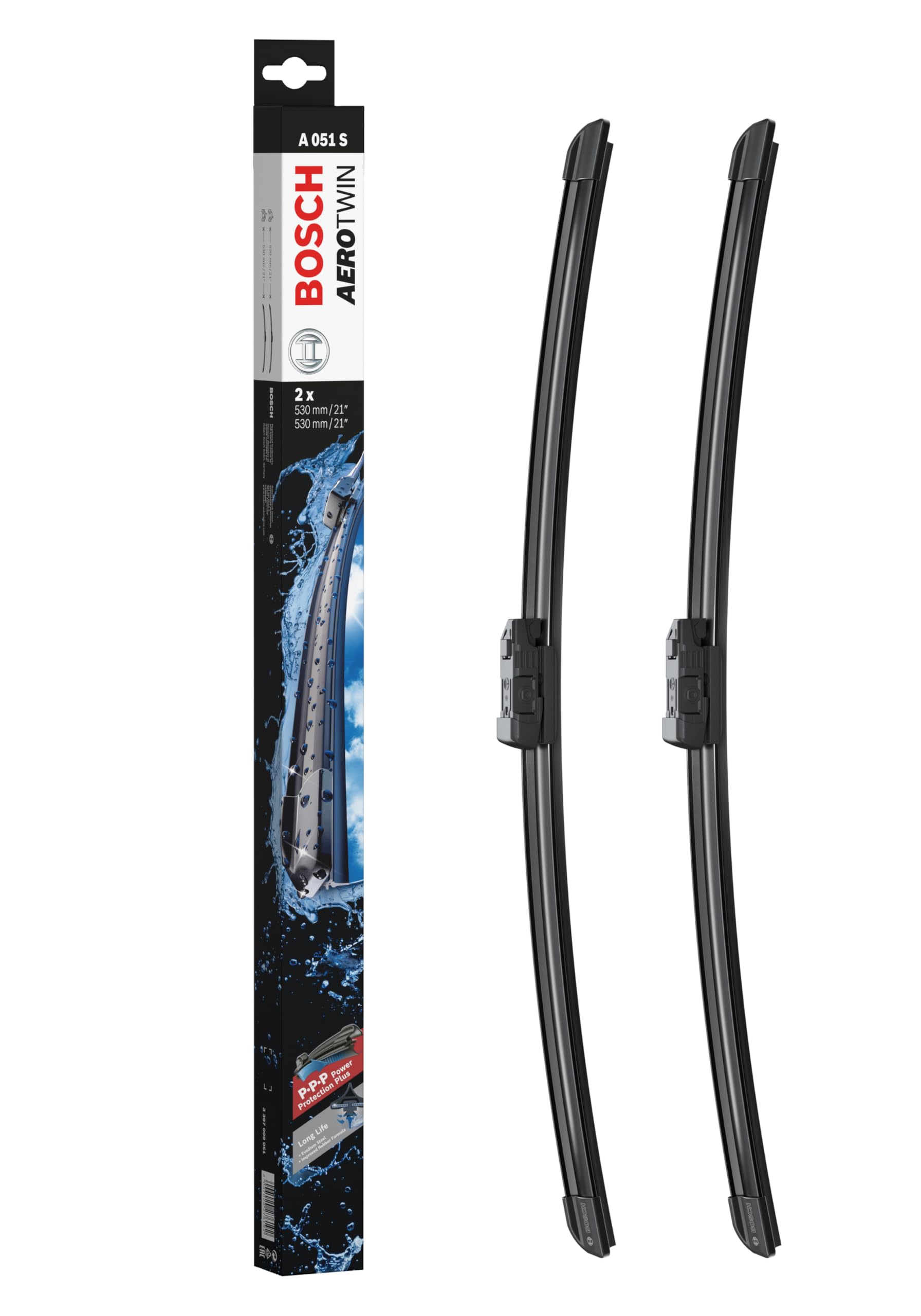 Bosch Aerotwin A051S Ruitenwissers voorruit 530 en 530 mm