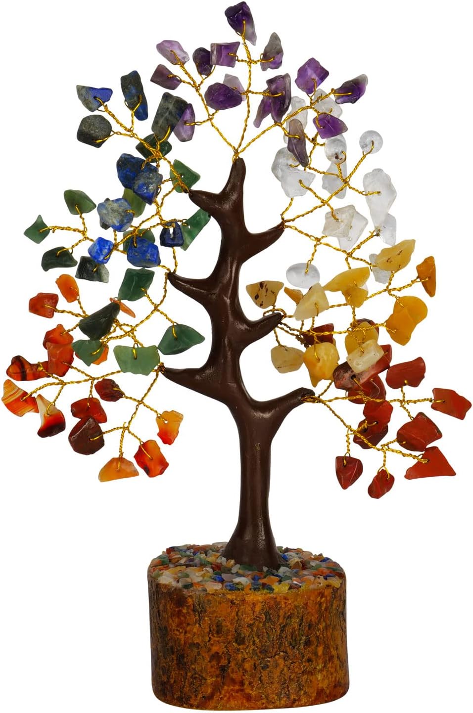Seven Chakra Tree Healing Crystals Tree Of Life Wishing Tree