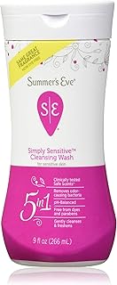 Summer's Eve Cleansing Wash | Simply Sensitive | 9 Ounce | pH-Balanced | Dermatologist & Gynecologist Tested