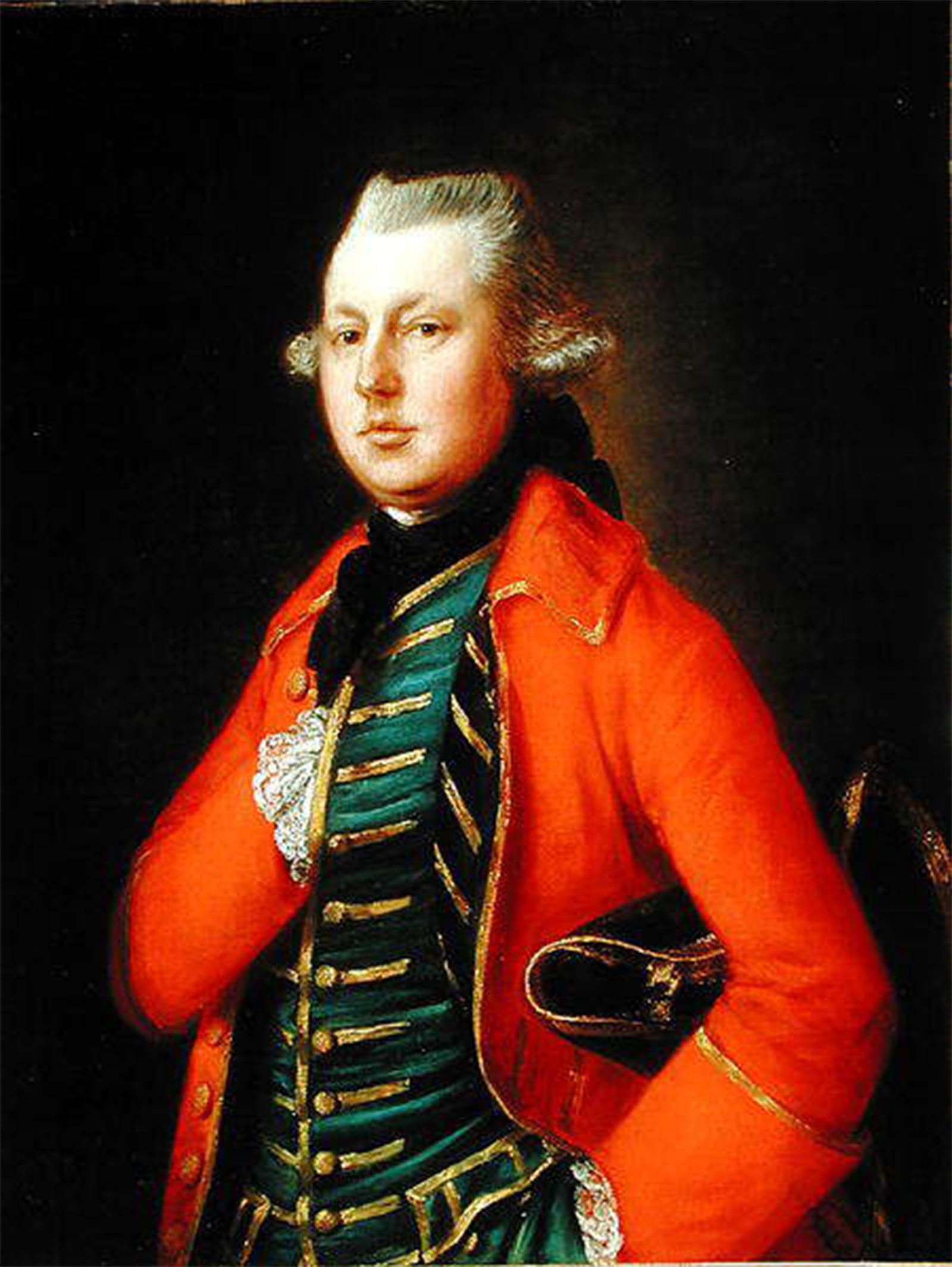 POSTERIIk Vintage Art Print Images Pictures Print Portrait of Mr Coke of Brookhill by Gainsborough Modern Colour Posters for Office Home Decor 60x90cm