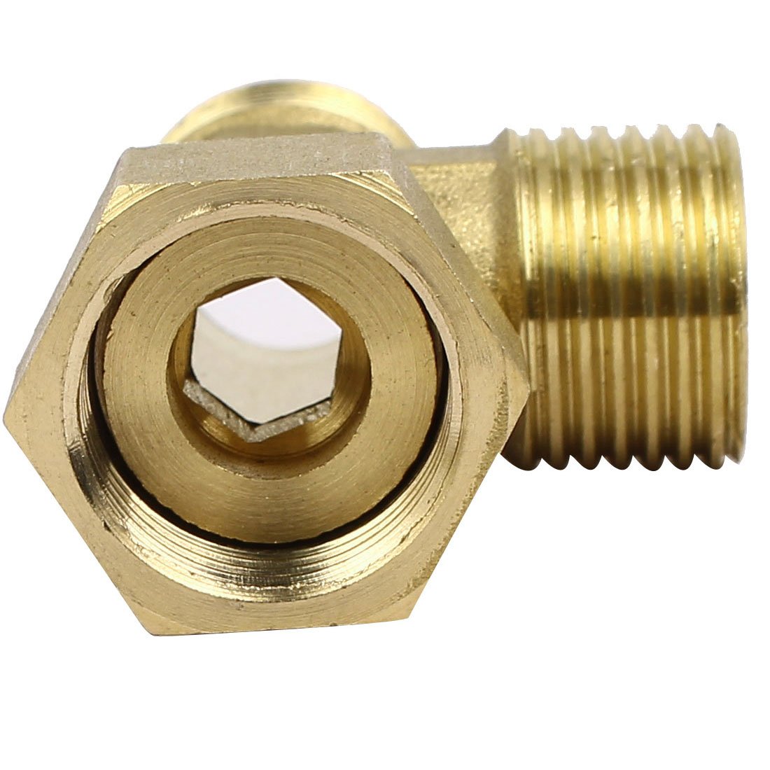 Aexit 1 / 2BSP Raccords de tuyaux 3 voies à visser, mâle, laiton, mâle, raccords 8pcs (0c37668fd2e9ae75e089f3944ad8943e)
