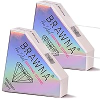 Vista 19 de BRAWNA 2 paquetes de cuerda de microblading rosa para medición de cejas - Suministros PMU - Kit de microblading