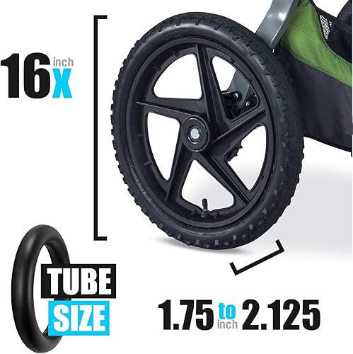 Miniatura 5 de Bomba de neumáticos de cochecito y tubo de repuesto para cochecitos Graco Jogging, tubos traseros para correr Graco Joggers