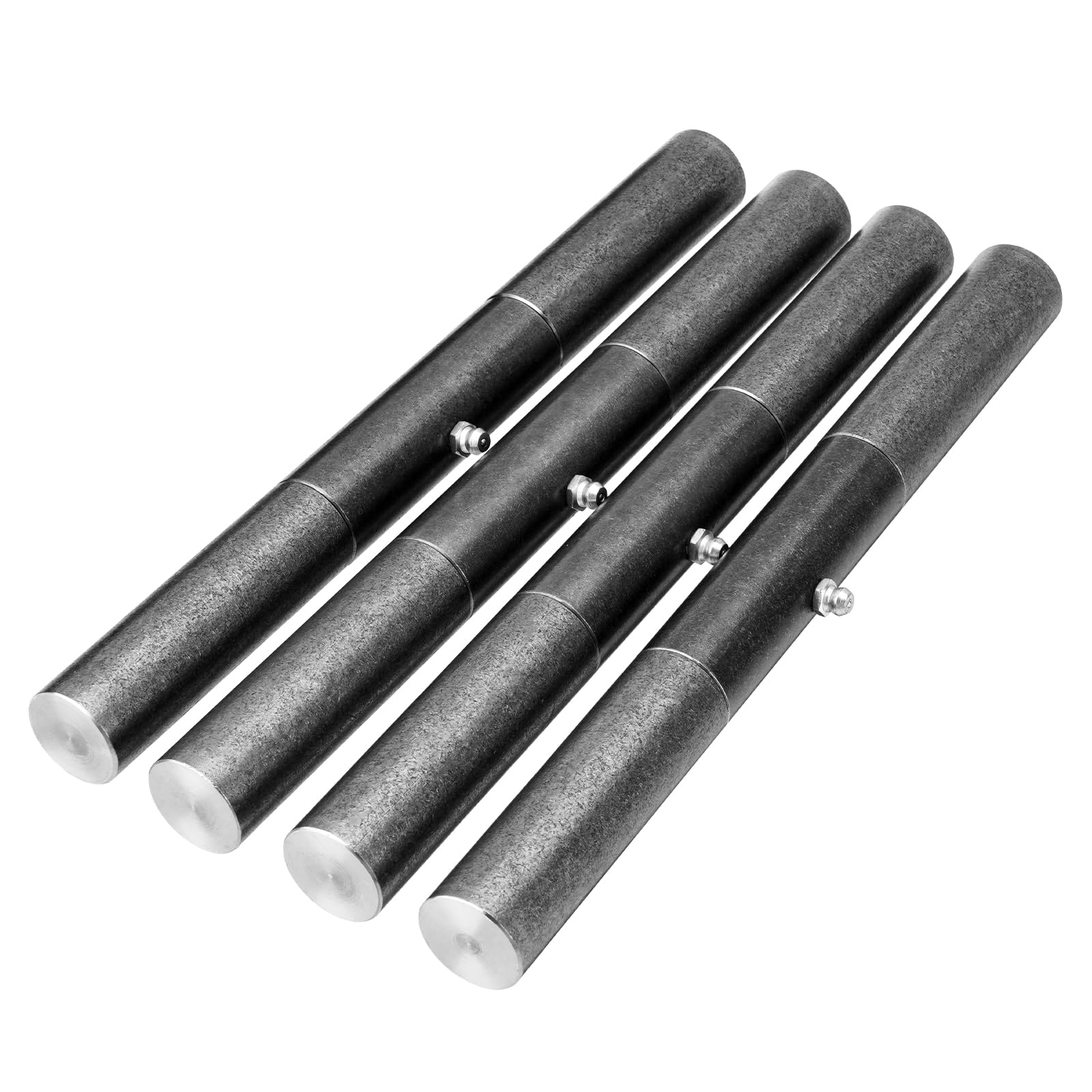 TrailerFix 3-Pack Weld-On Greasable Cargo Door Ramp Hinges – 10 Raised, Utility