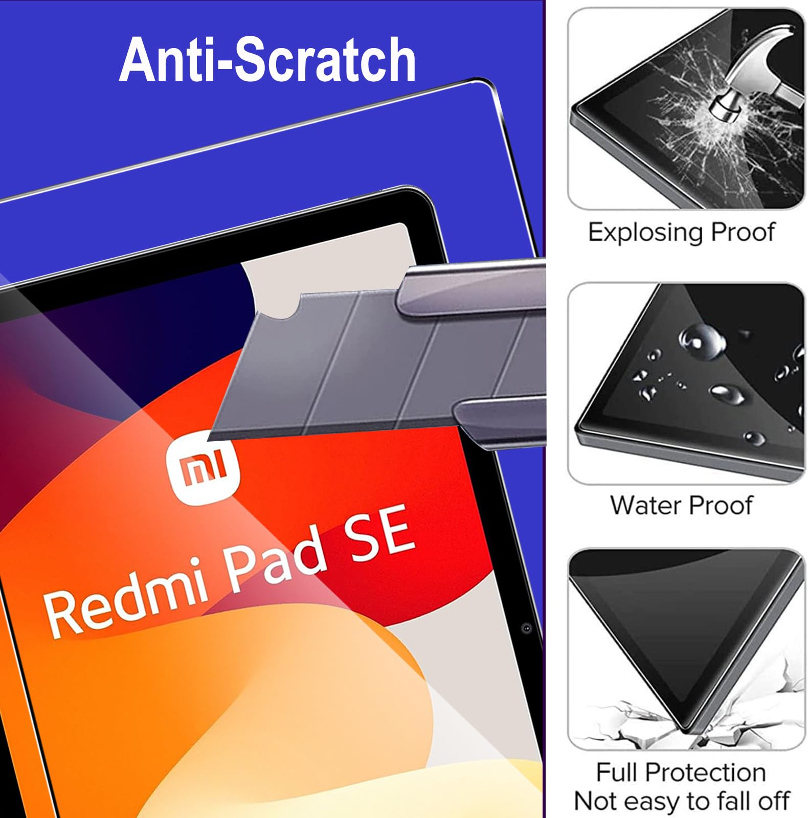 KZIOACSH Screen Protector for Xiaomi Redmi Pad SE 11 Inch - Image 3