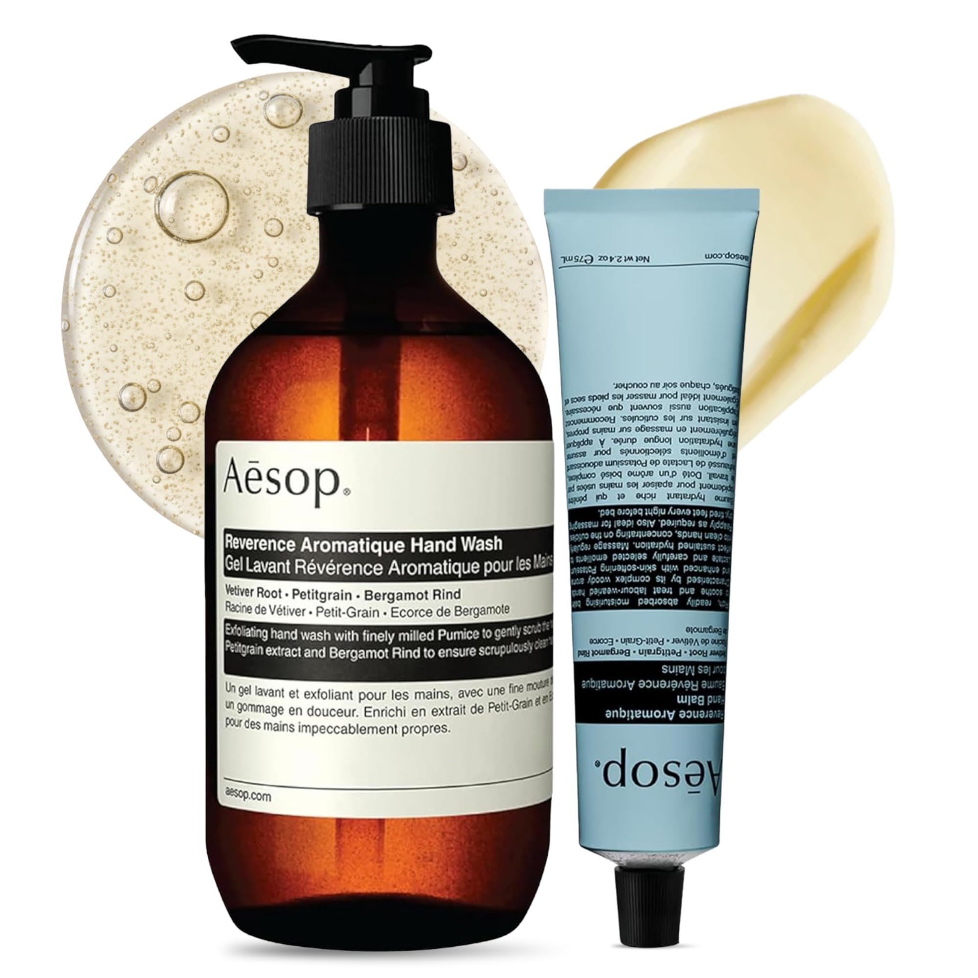 Amazon.com : Aesop Reverence Aromatique Hand Wash & Hand Balm Set