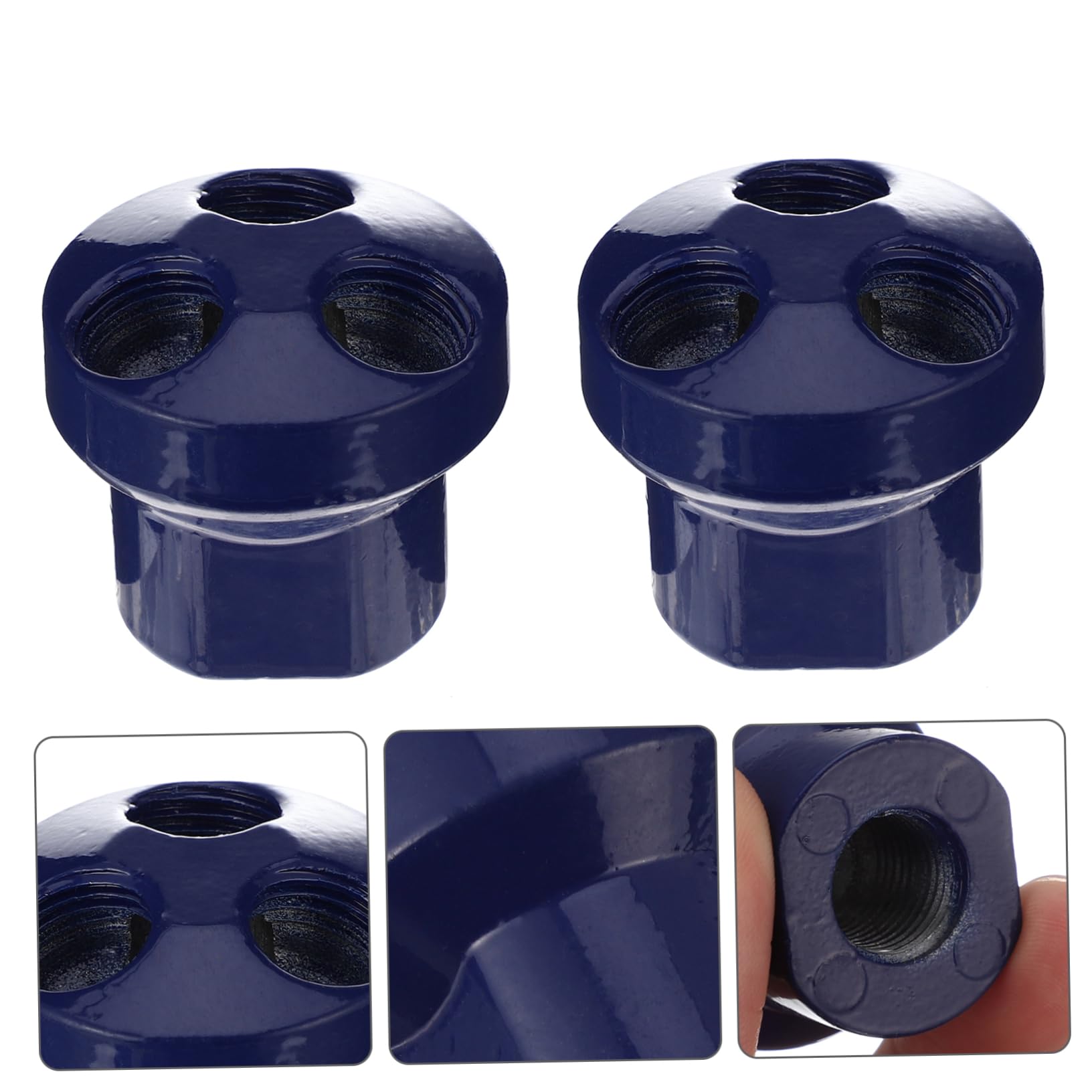 WOONEKY Efficient Air Distribution 3pcs Aluminum Pneumatic Manifold Adapter for Air Tools