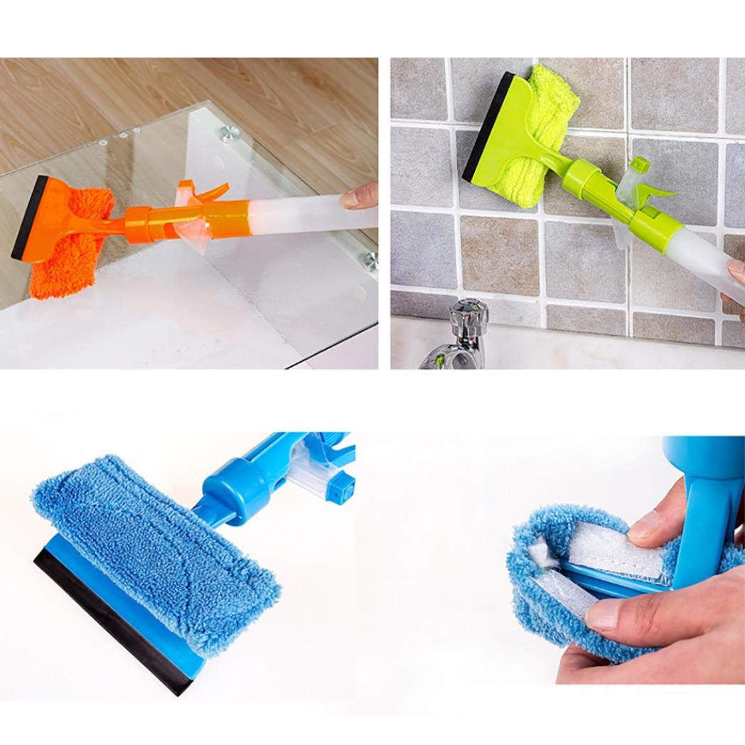 JNBGTU Kit Professionale Multiuso Finestre 6 Pezzi Kit per La Pulizia Delle Finestre Lavavetri Multiuso per Finestre Tergivetro e Lavavetri in Microfibra per La Pulizia Di Finestre, Bagno, Doccia