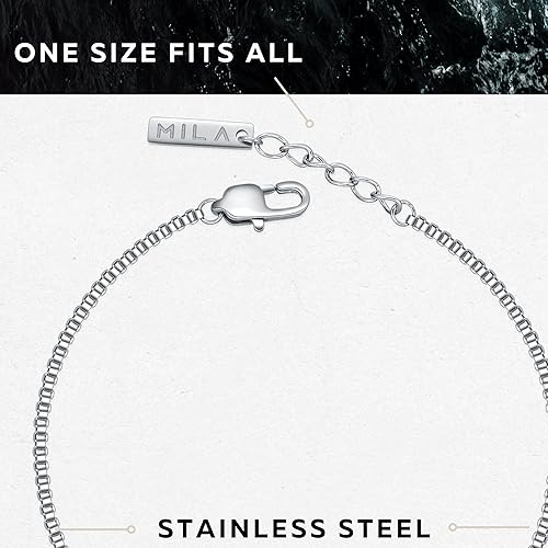 Miniatura 2 de Men's Bracelets - Bracelet for Men Unisize l Spanish (pulseras para hombres de plata), Alternative Sterling Silver Bracelets for Women and Men,