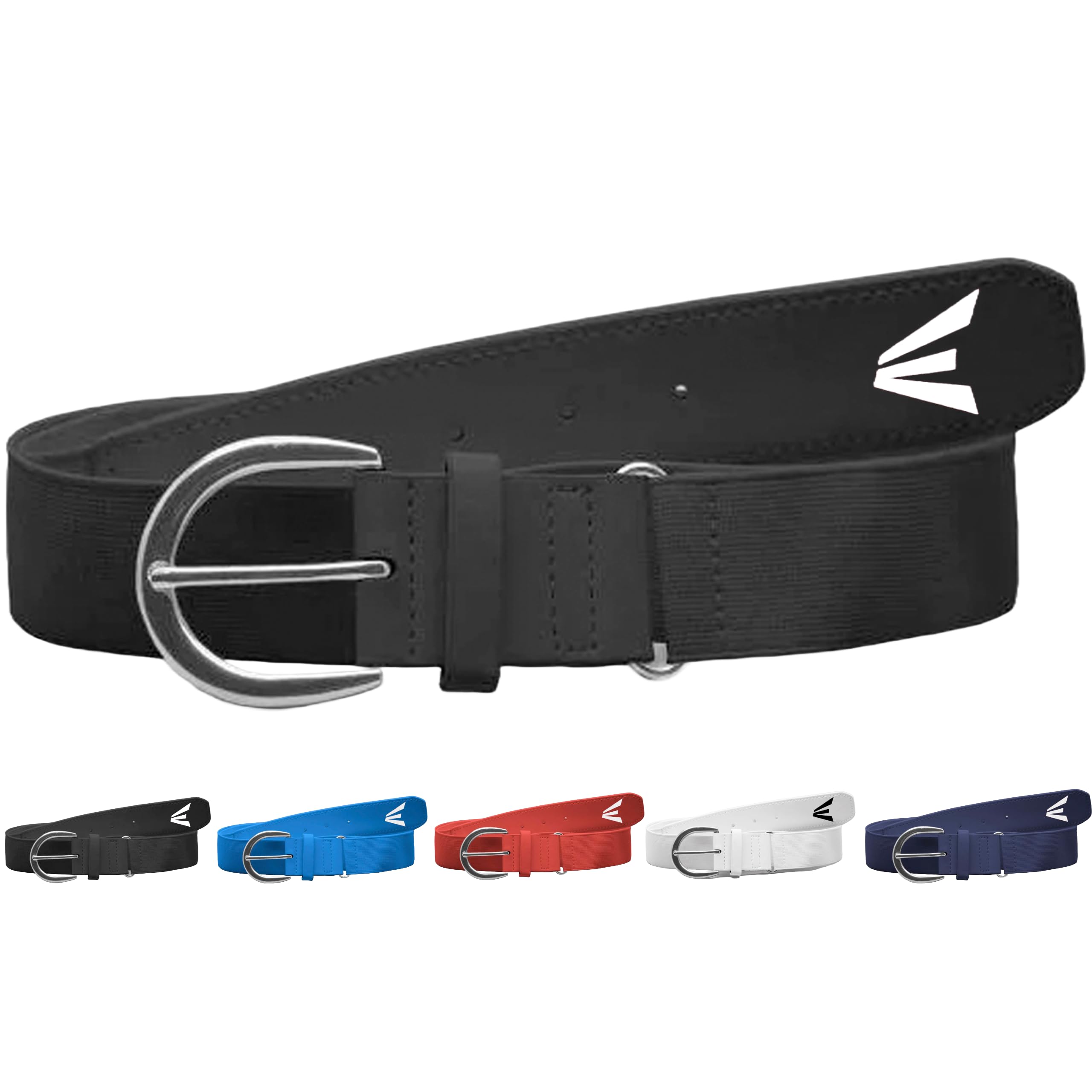 Easton Women's Fastpitch Softball Adjustable Elastic Belt Girl's Sizing Options | Multiple Colors, Black, OSFM