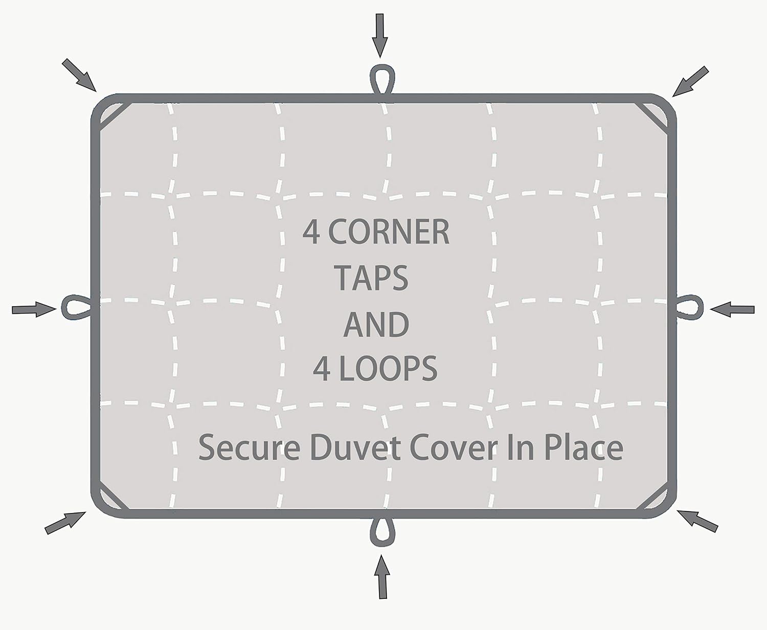 Sharry HOME LINEN Down Alternative Twin Comforter Set - Duvet Insert with Tabs -All Season-Ultra Soft(Charcoal Grey, Twin/Twinxl)