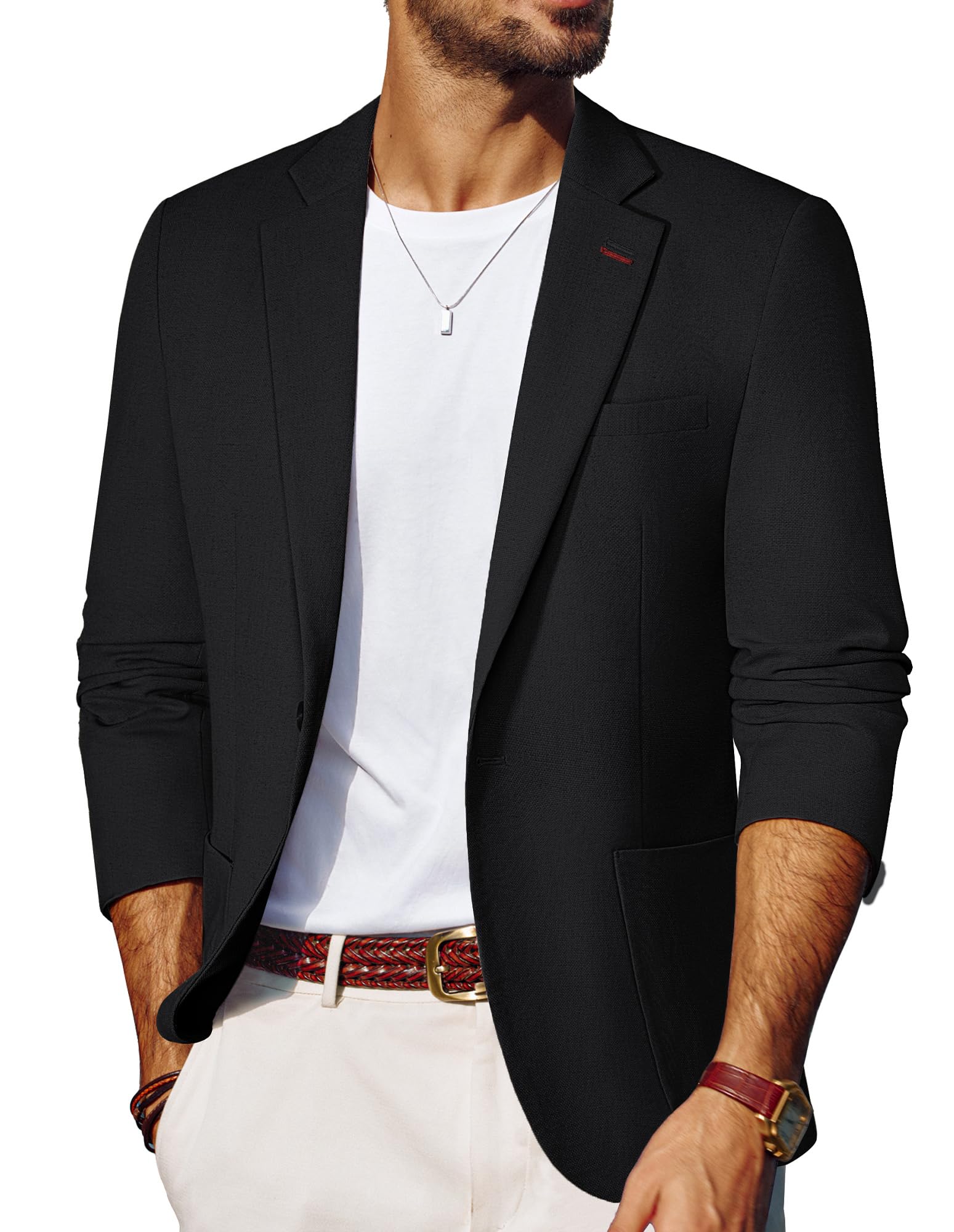 PJ PAUL JONES Sakko - Giacca sportiva da uomo con colletto a risvolto, con blazer