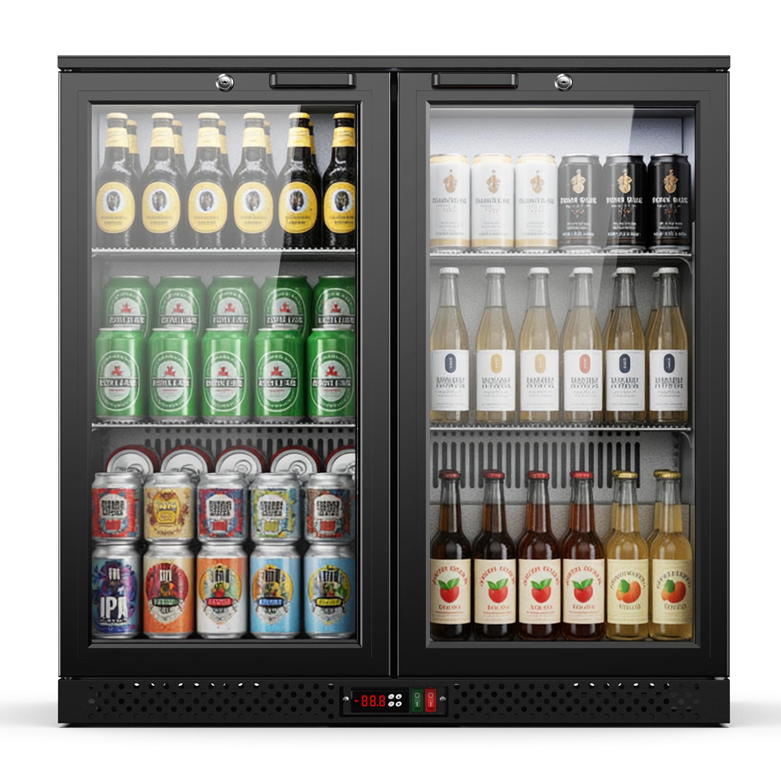 Upstreman BB73 7.3 cu ft Beverage Cooler Black