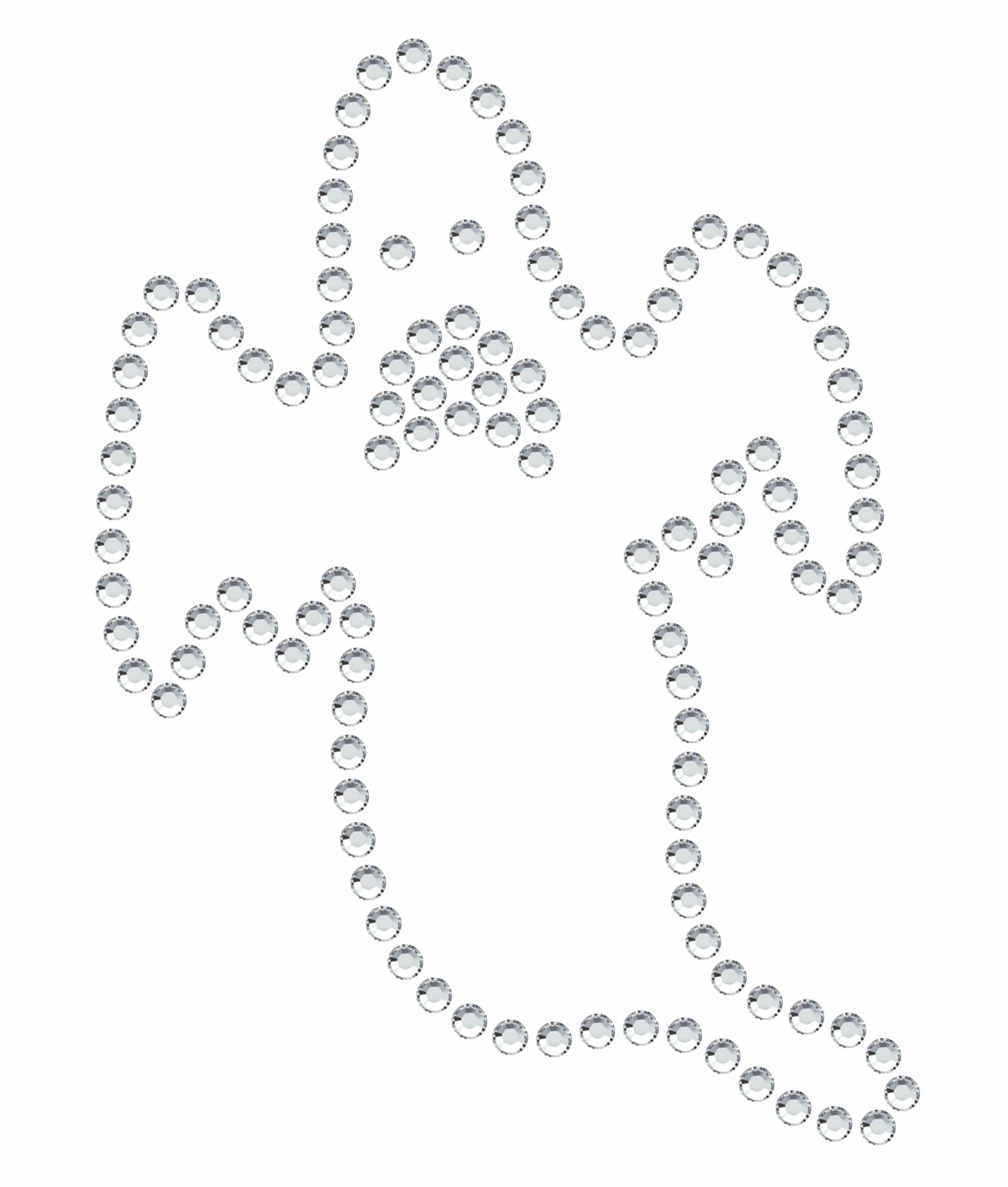 Rhinestone Genie Magnetyczny szablon ze strasu, elastyczny, czarny
