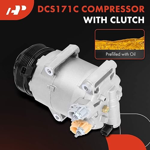 Miniatura 3 de A-Premium Compresor de AC con embrague compatible con Ford Escape 2013-2019, Transit Connect 2014-2016, 1.5L 1.6L 2.0L