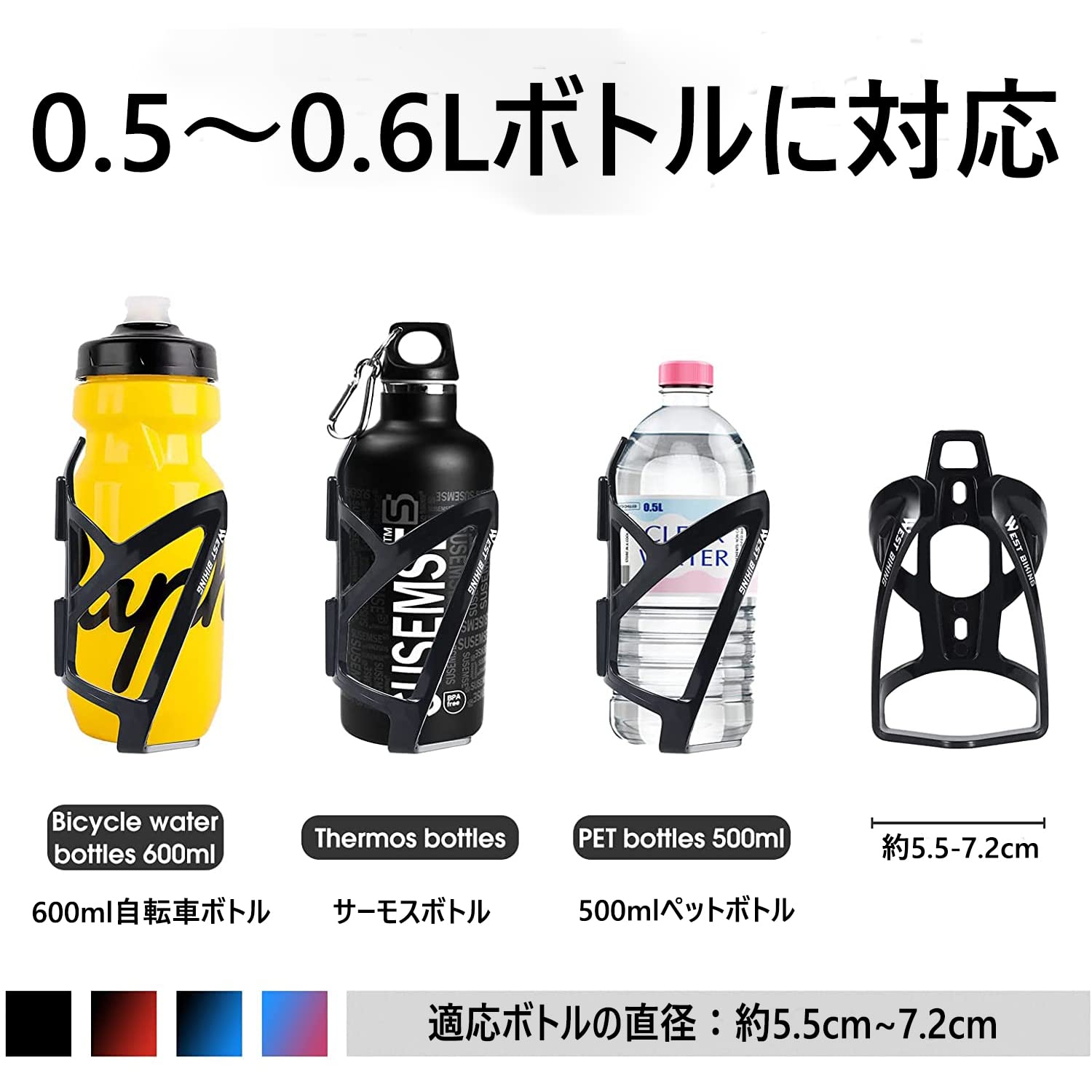 サイクルボトル　自転車ボトル　未使用 Amazon | OIENNI 自転車 ボトルケージ 自転車ボトルホルダー ドリンク