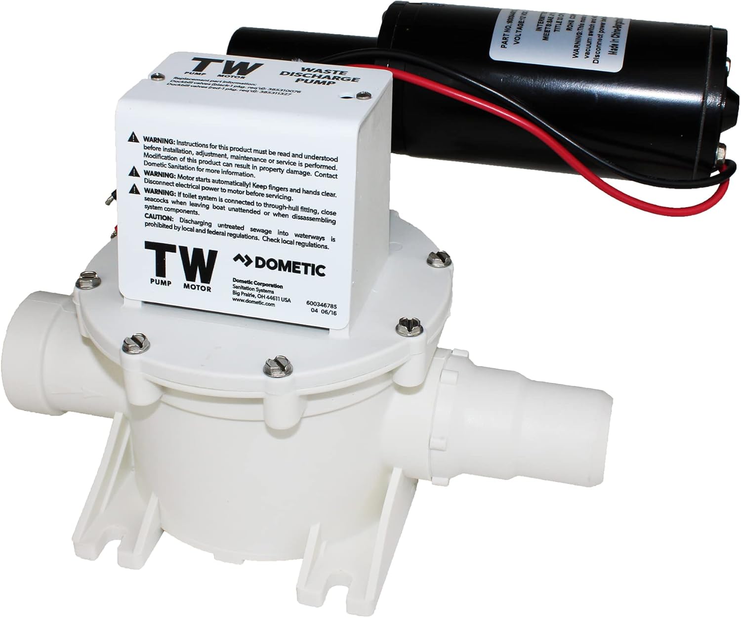 Dometic 317301200 Overboard Discharge Pump Sports & Fitness Boat Plumbing