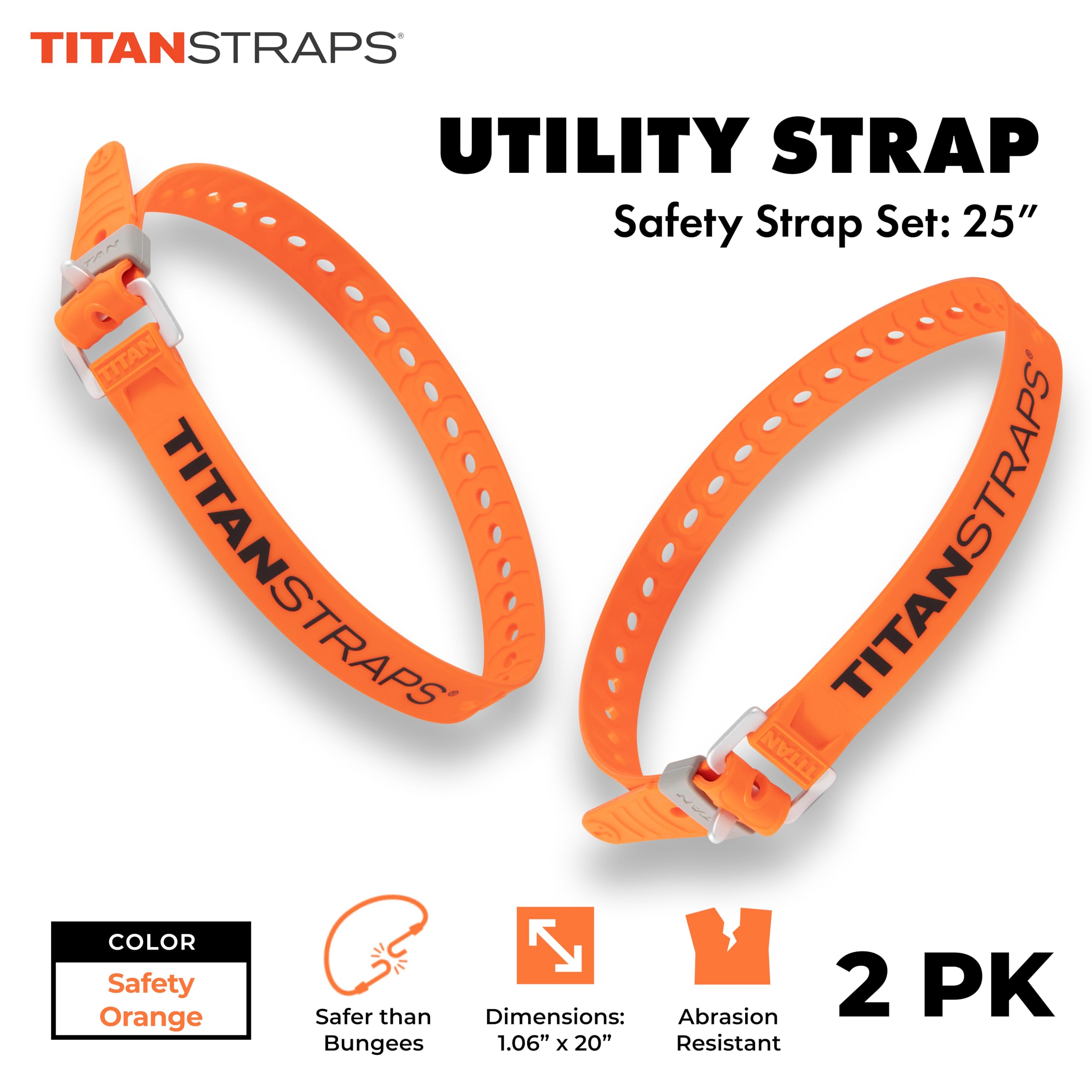 Titan Utility Straps - Secure Bikes, Gear & More -2