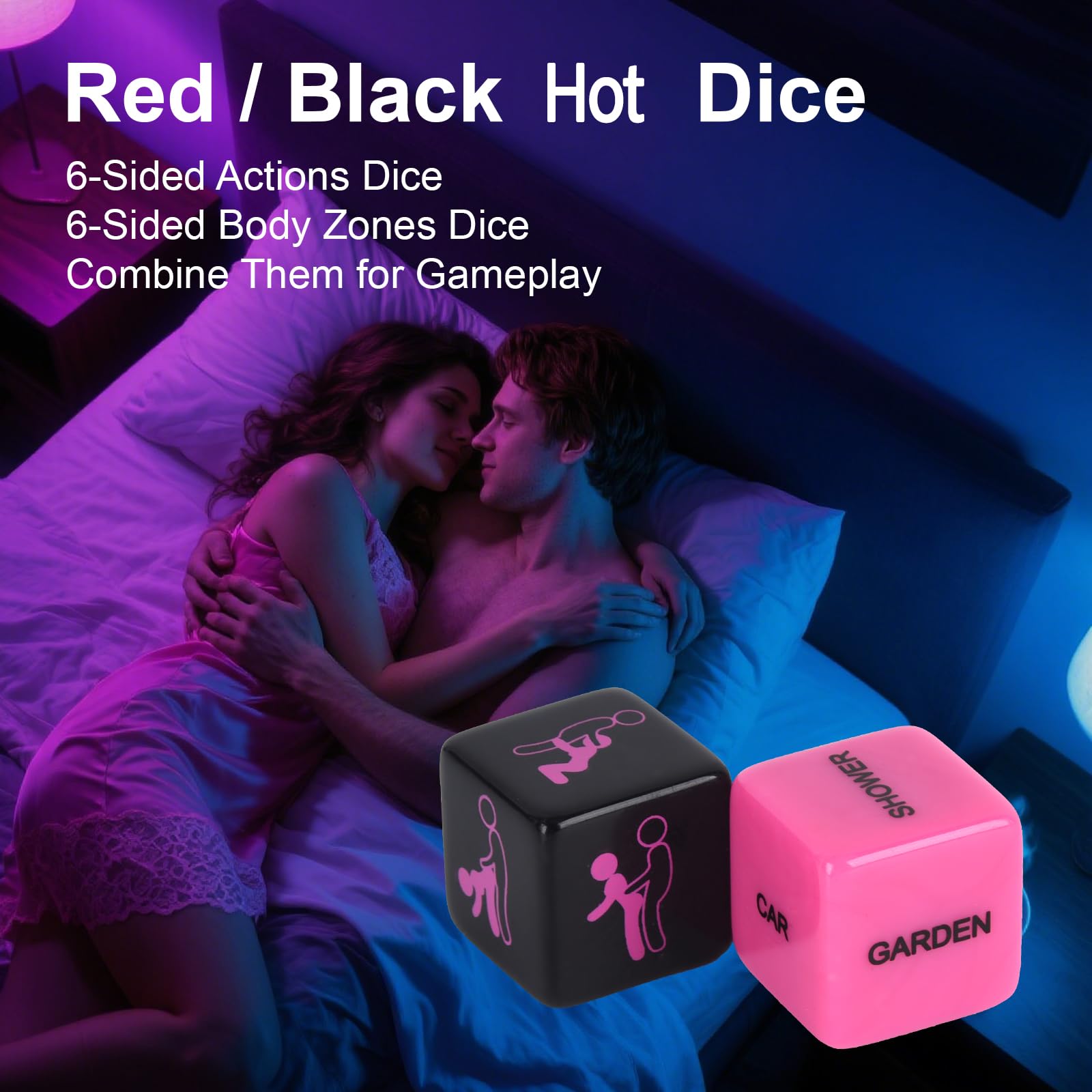 Acrylic Dice Wi or Coule Gameples Decis — view 2