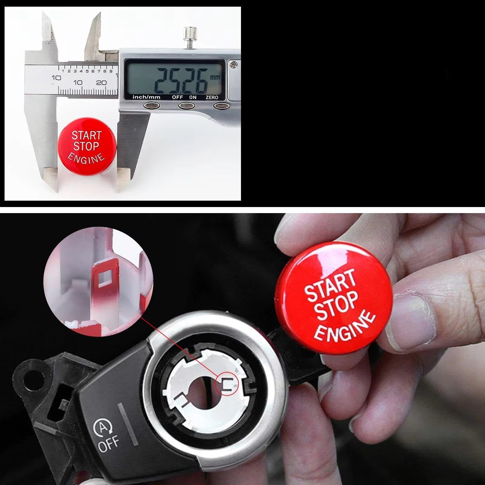 Motor Start Stopp Aufkleber Für X5 F15 2014–2018