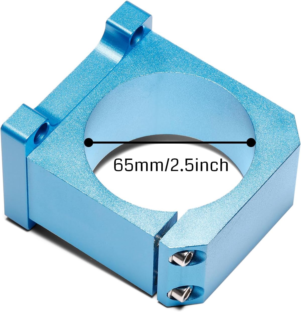 Genmitsu 65mm Diameter Aluminum CNC Spindle Holder Spindle Mount for PROVerXL 4030 CNC Machine Aluminum Z Axis Assembly Kits