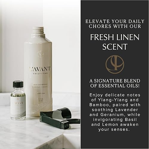 Miniatura 4 de L'AVANT Collective Limpiador de superficies multiusos  Proporciona una potente limpieza para eliminar la grasa y la mugre  Aroma de lino fresco (16