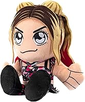 Vista 5 de Bleacher Creatures WWE Alexa Bliss 8 pulgadas Kuricha Sentado Felpa - Juguete suave inspirado en Chibi