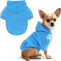 Vista 7 de Idepet Sudaderas con Capucha para Mascotas Perros Ropa para Perros Ropa para Perros Pequeños Chaleco Ropa para Chihuahua Abrigo Cálido Chaqueta
