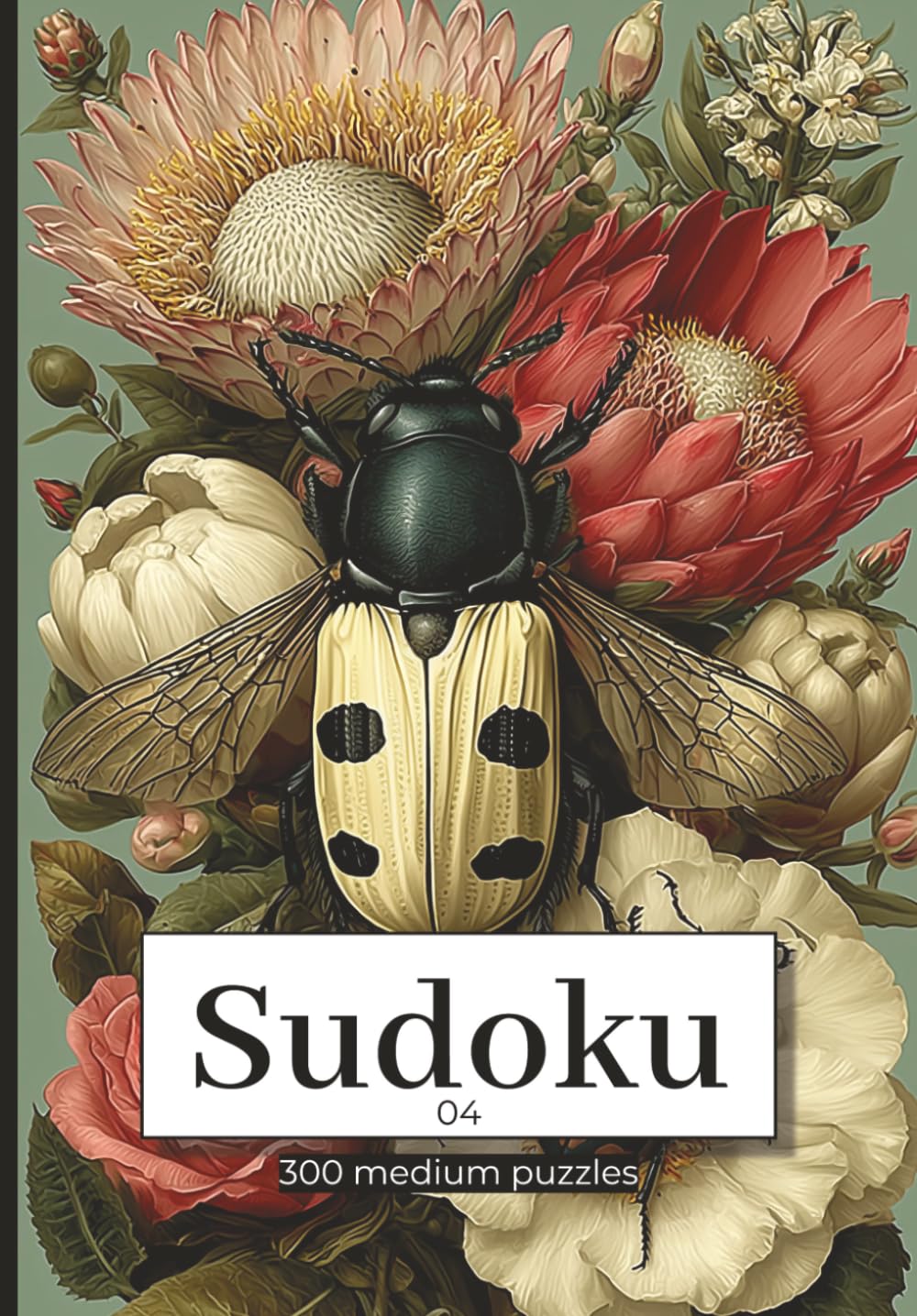 Sudoku Medium: 300-04 Puzzles Brain Training for Intermediate Players (sudoku medium 300 - complete collection series - perfect gift for puzzle junkie and seniors)