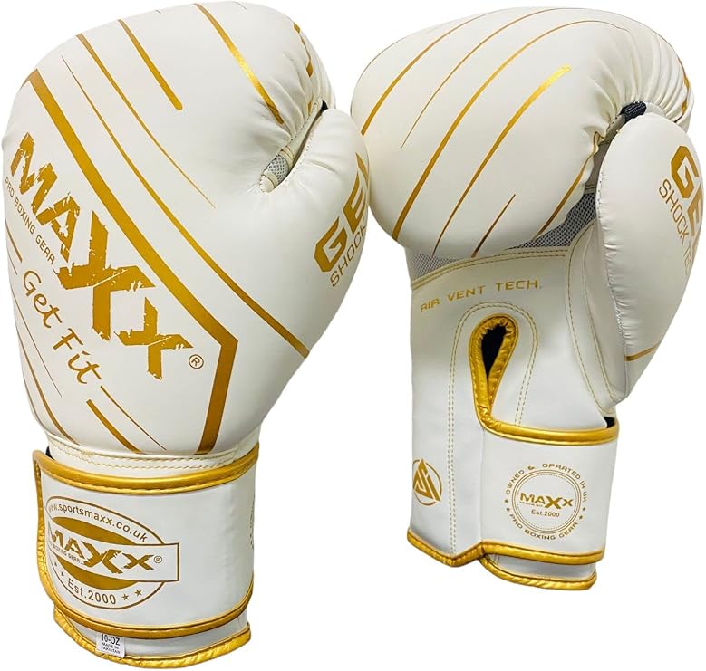 MAXX New Boxing Gloves MMA Training Fight Sparring Boxing Glove Adjustable Strap Best for Boxing Mma Training Equipment, Punching, Sparring Pads Mitts for Muay Thai, 4-16 Oz