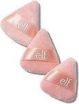 e.l.f. Halo Glow Pinkie Puffs, Finger-sized, Mini Puff For Applying Loose & Pressed Powders, Soft, Reusable & Washable, Vegan & Cruelty-Free, Set of 3