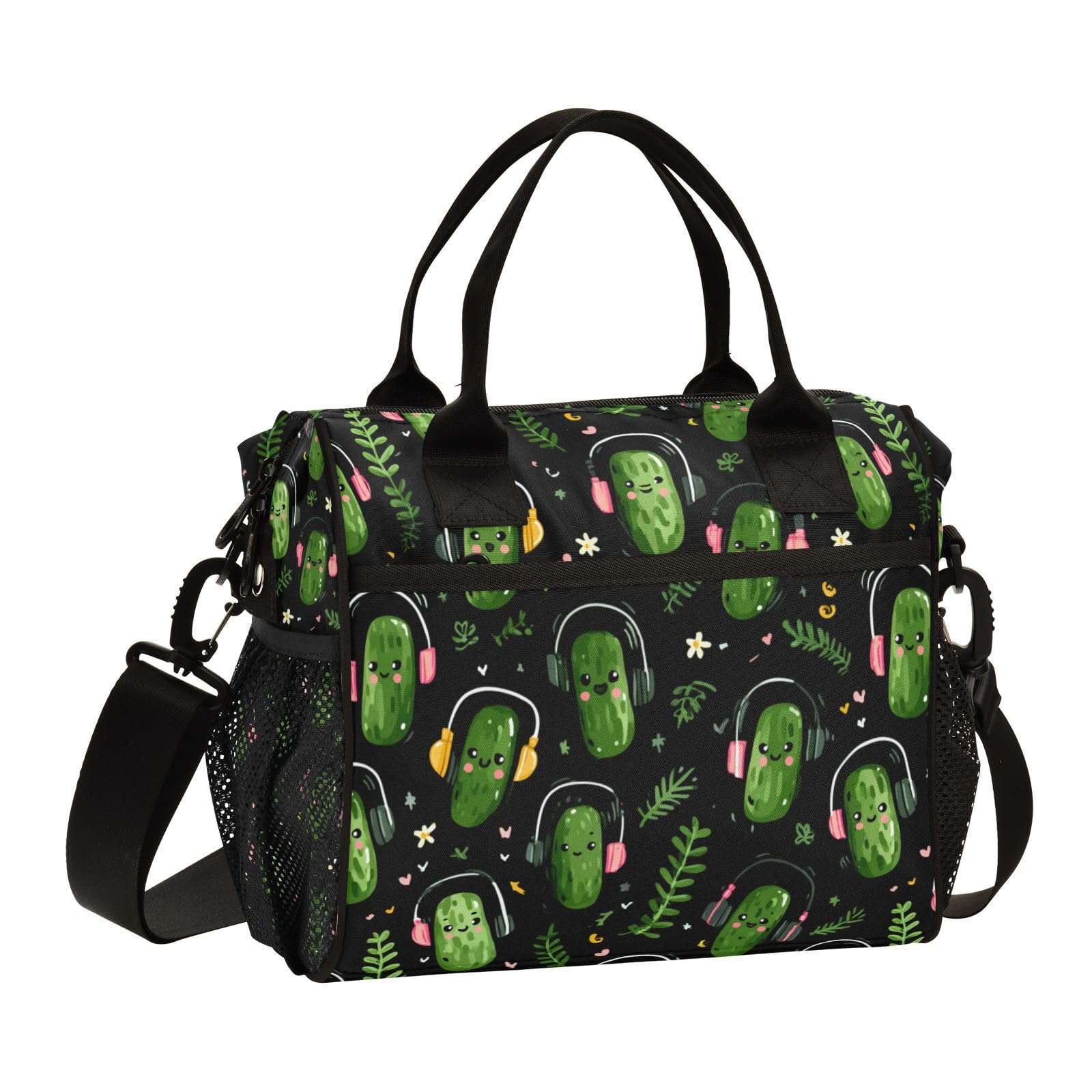 Sac bento isotherme enfants de taille M avec motif concombre amusant