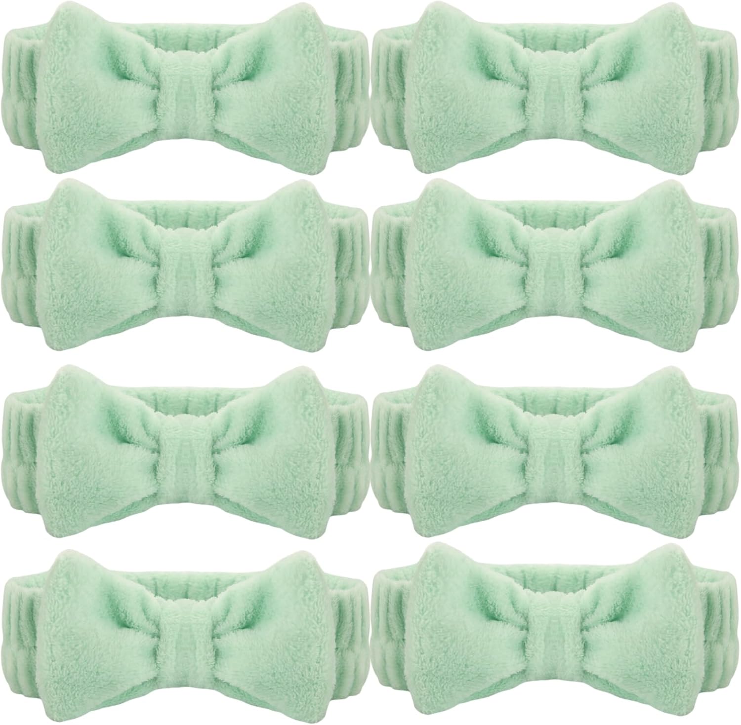 Bridesmaid Scrunchies Proposal Gifts square 4.1inch Bachelorette Hair Claws Clips Girls heart sunglasses headband gift for Wedding Party Favors (24, Sage Green) - Image 2