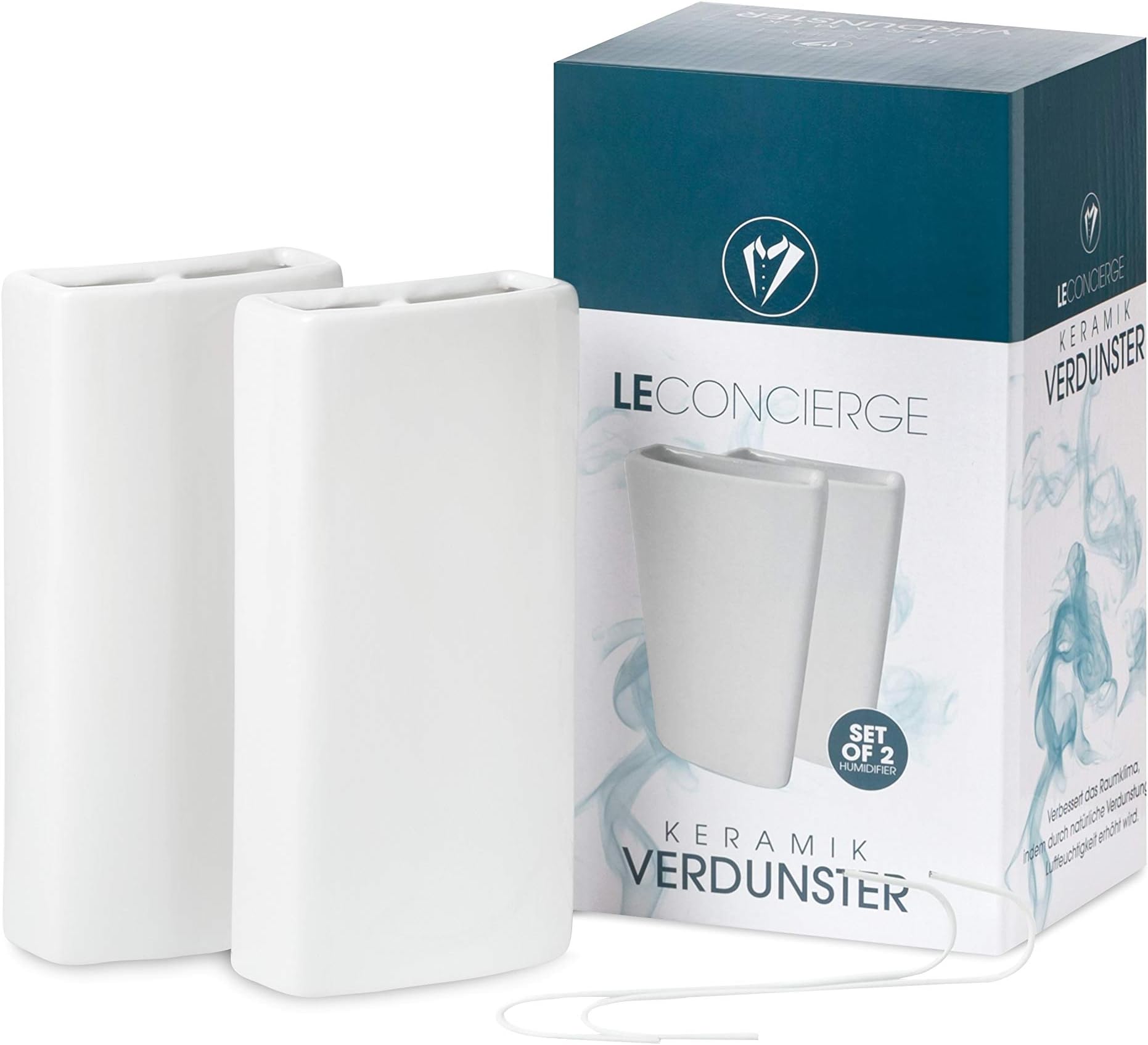 Umidificatori Da Termosifone Metrox - Set Da 2 In Ceramica, 750 Ml | Per Un Clima Sano In Casa - Foto 4