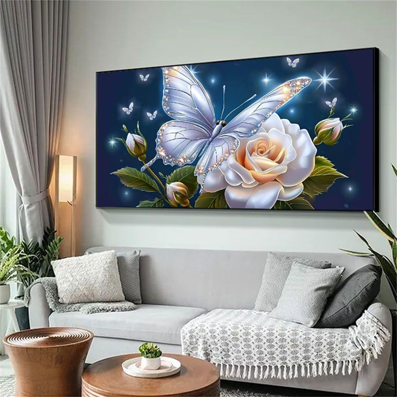 Diamentowa sztuka, motyl, zestaw do malowania diamentami 5D, piwonia, duża sztuka diamentowa, dla dorosłych, dla początkujących, DIY, kwadratowe, pełne wiercenie, haft krzyżykowy, stras, kryształ