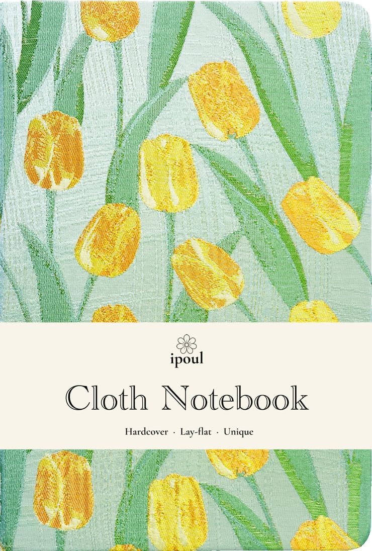 Sketchbook Journal, Cute Sketch Book, Drawing Journal, Flower Notebook, A5, Plain Blank Pages, Unlined Paper, Hardcover, Lay Flat, Beautiful Journal for Women, Tulip
