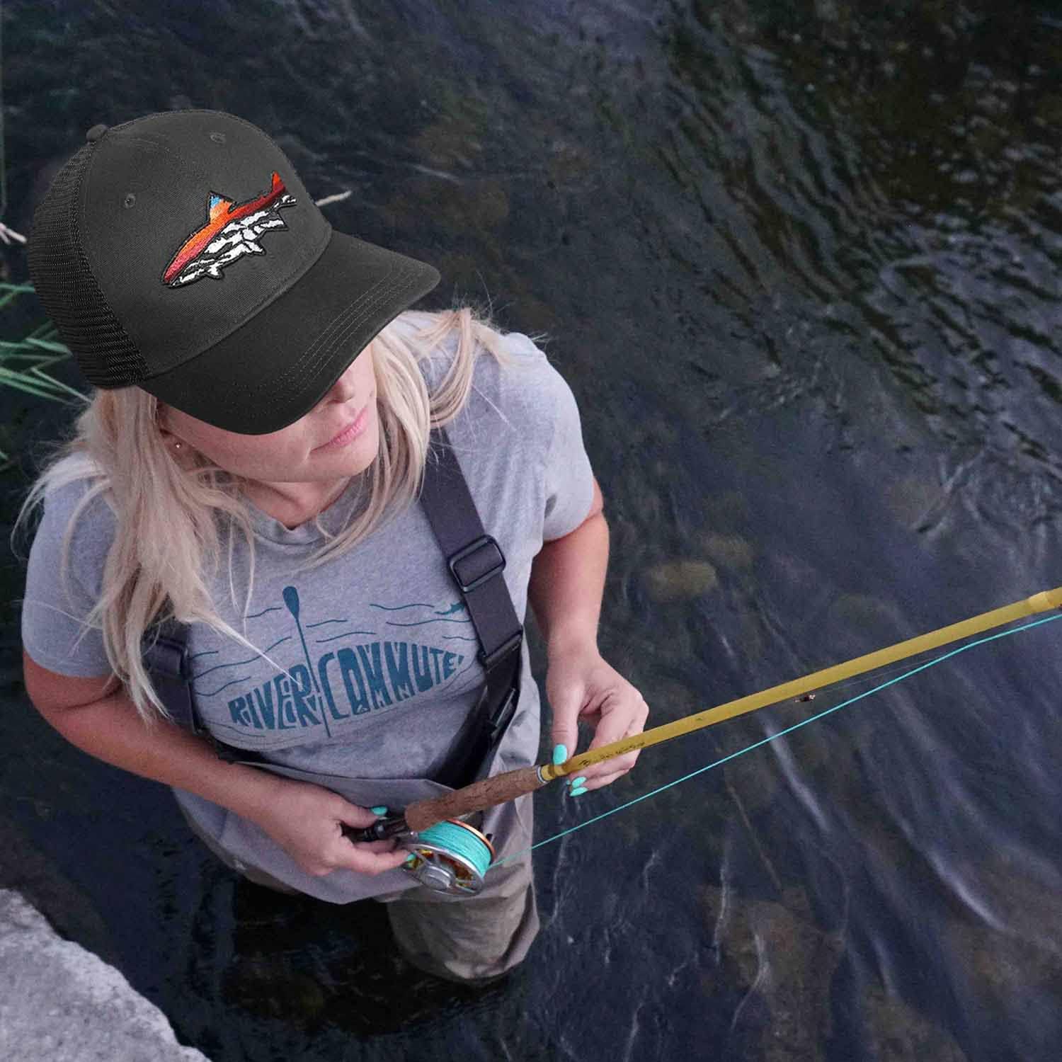 Trucker Hat for Men and Women - Outdoors Snapback Hats for Hiking, Climbing, Fishing, Outdoor Adventure - Image 5