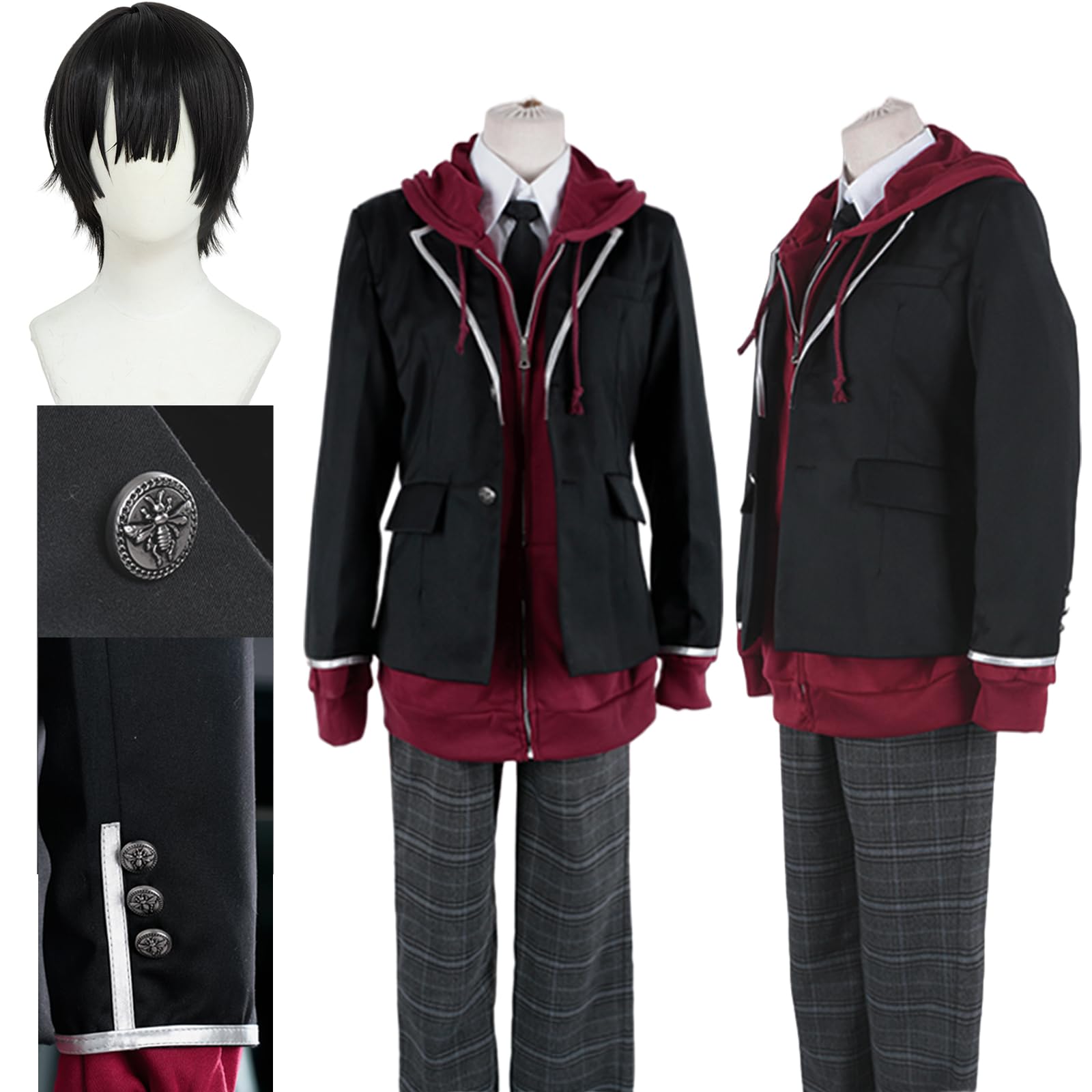 葛葉 コスプレ衣装+セット済ウィッグ 71SiwJWvwdL.jpg